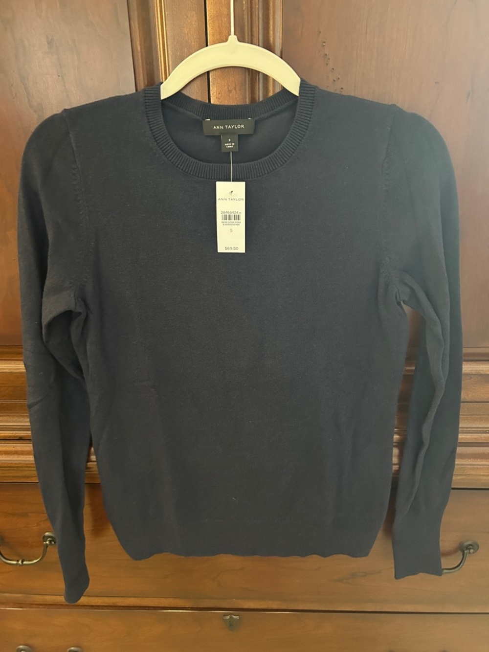 Ann Taylor Dark Navy Crewneck Sweater/NWT